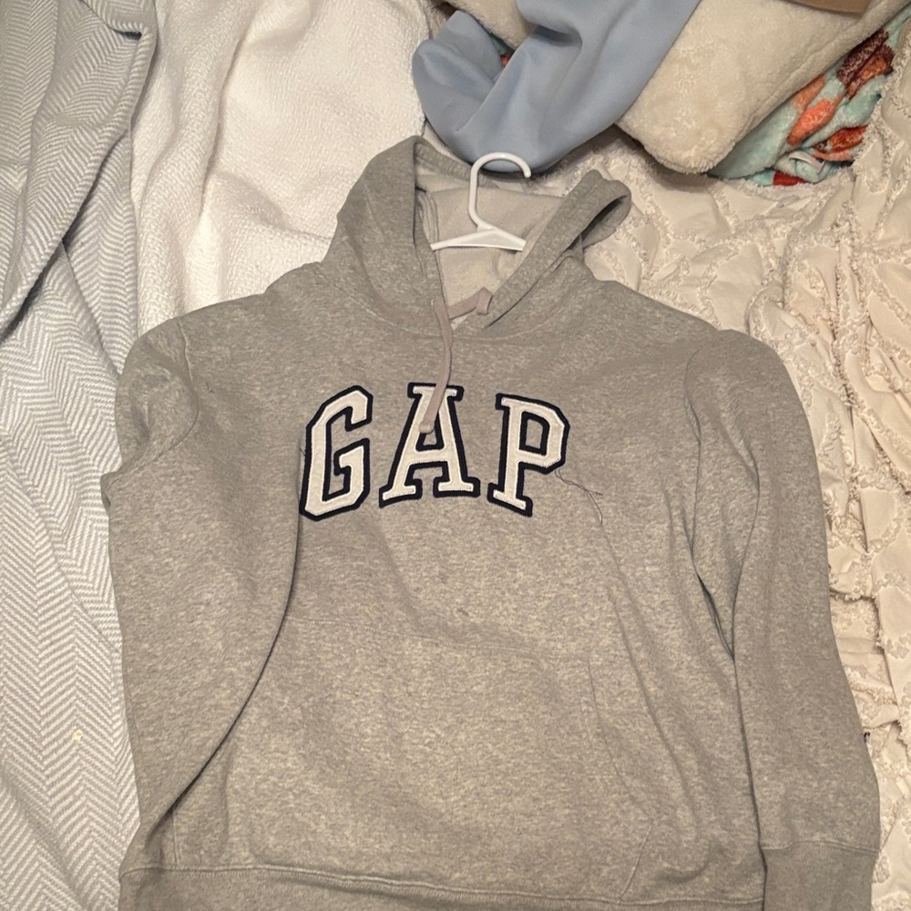 GAP Light Gray Pullover Hoodie